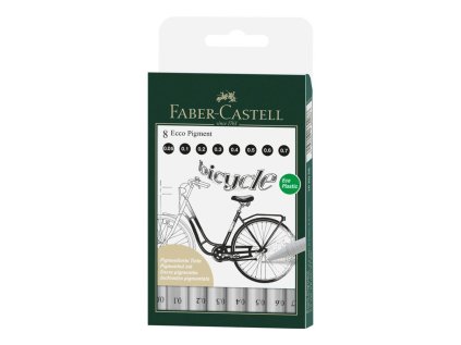 faber castell ecco pigmentove technicke pero sada 8 kusu 0 05 0 1 0 2 0 3 0 4 0 5 0 6 0