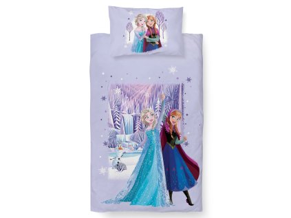 44698 povleceni do postylky ledove kralovstvi mraziva krajina 100x135 40x60 cm