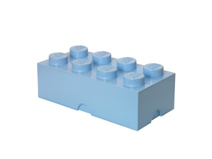 LEGO úložný box 8 - světle modrá