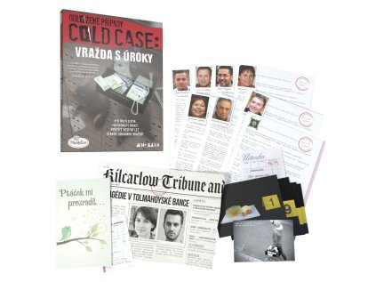 ThinkFun Odložené případy: Vražda s úroky