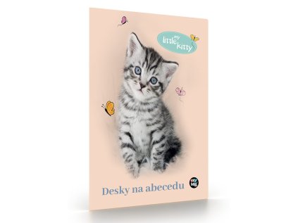 Desky na ABC písmena abecedu kočka 2023