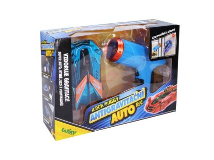 ROCK BUGGY Auto antigravitační RC s laserem 15 cm modré - Český obal