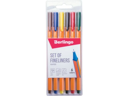 BERLINGO sada 6ks Popisovač Rapido