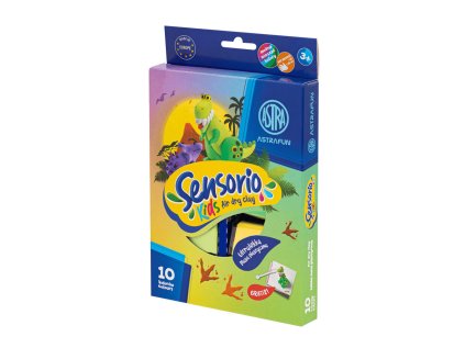 ASTRAFUN modelovací hmota odlehčená Dinosauři 10 barev