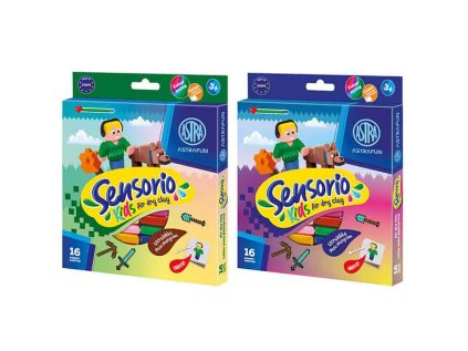 ASTRAFUN modelovací hmota odlehčená PIXEL 16 barev