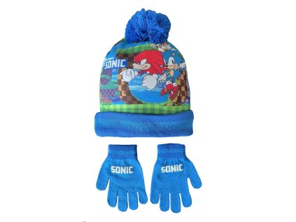 ČEPICE A RUKAVICE SONIC Cer 9932 modrá (Velikost 52-54)