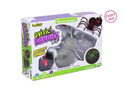 Pavouk RC svítí ve tmě 20 cm - český obal