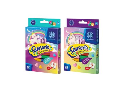 ASTRAFUN modelovací hmota odlehčená Unicorn 10 barev