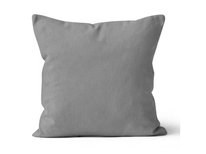 43774 mikroplysovy povlak na polstarek 40x40 sedy