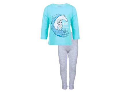 PYŽAMO FROZEN Erve 39235 tyrkysovo - šedé (Velikost 92)