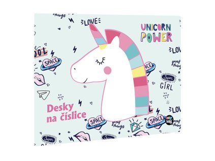 Karton P+P Desky na číslice Unicorn iconic Jednorožec Kůň  3-93523