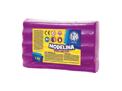 modelovacia hmota do rury astra modelina ruzova 1kg 304111004