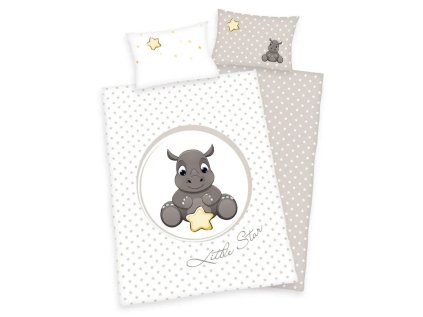 herding detske bavlnene obliecky do postielky maly nosorozec 100 13540 60