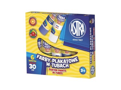 temperove farby v tube astra 6x30ml 83119900