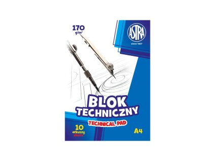 nacrtnik skicar a4 astra 10 listov 170g m2 106119004