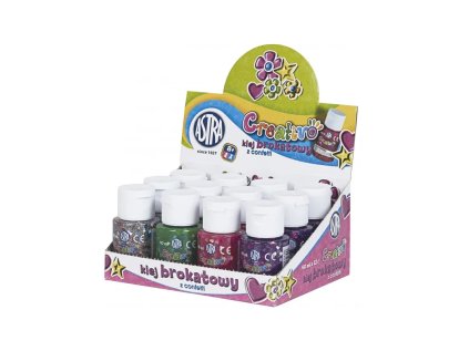 creativo glitrove lepidlo s konfetami 40ml mix farieb 332114002