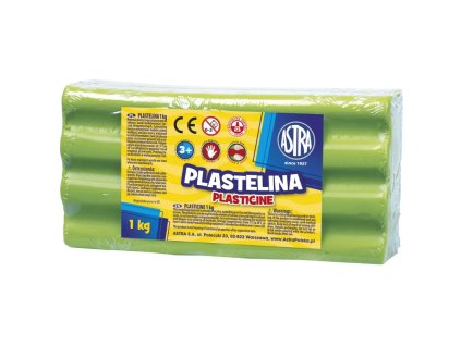 astra plastelina 1kg zelena svetla 303111017