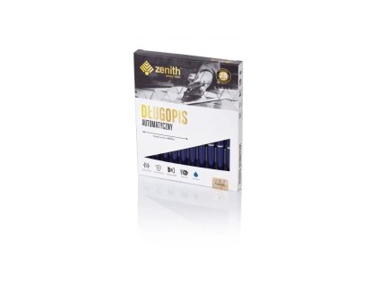 zenith 7 classic gulockove pero 08mm modre tmavomodre telo krabicka 4071002