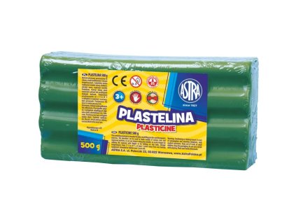 jednofarebna plastelina astra 500g zelena tyrkysova 303117009