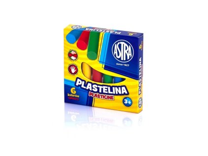 astra plastelina zakladna 6 farieb 83811905
