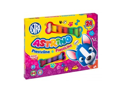 skolska plastelina 24 farieb astrino 303221004