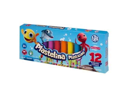 mini mini skolska plastelina 12 farieb 303221009