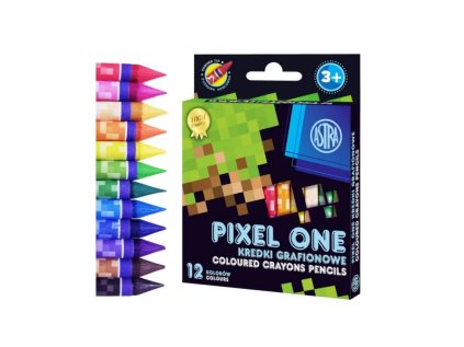 detske grafitove farbicky bez dreva pixel one sada 12ks 316121007