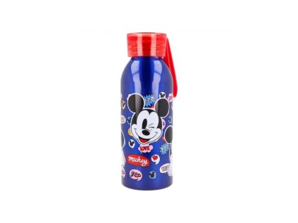 hlinikova flasa so silikonovym putkom mickey mouse 510ml 50124