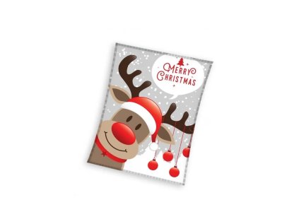 carbotex supersoft vianocna flisova deka 150 200cm sobik coral knl211002