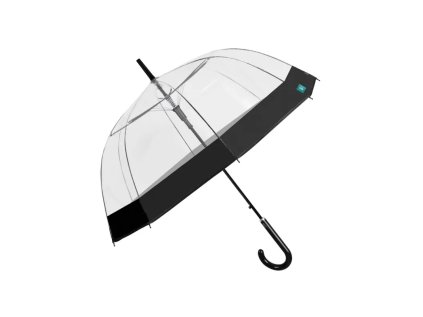 perletti damsky automaticky dazdnik black border transparent 26214