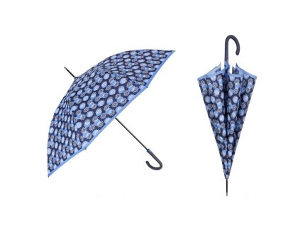 perletti automaticky dazdnik technology fiori modra 21722