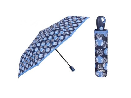 perletti damsky plnoautomaticky dazdnik technology fiori modra 21723