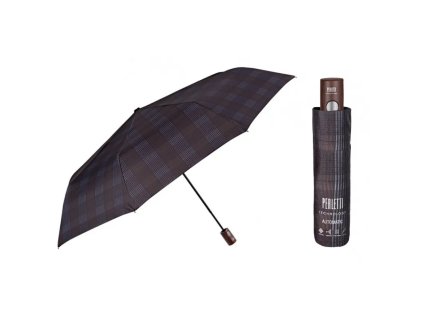 perletti pansky automaticky dazdnik time scozzese sivo hnedy 21732