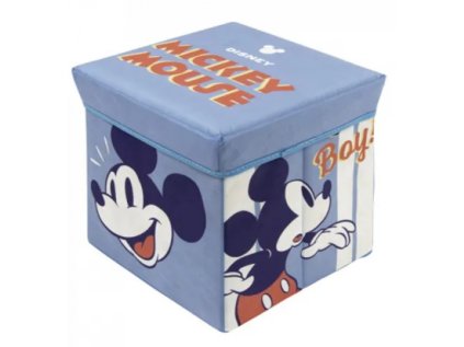 ulozny box s vrchnakom taburetka 2v1 mickey mouse wd14433