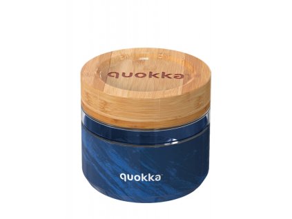 quokka deli sklenena nadoba na jedlo wood grain 500ml 40123