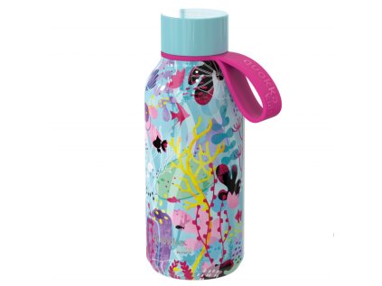 quokka kids solid nerezova flasa termoska s putkom underwater 330ml 40148
