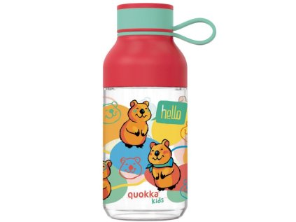 quokka kids ice plastova flasa s putkom happy 430ml 40155