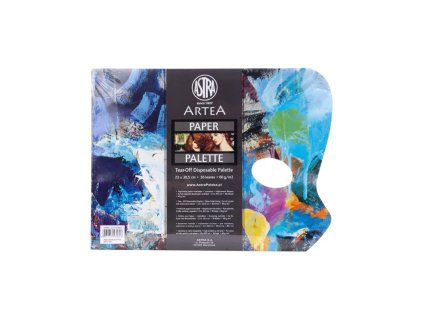artea papierova paleta na miesanie farieb 23x305cm 36ks 325122003