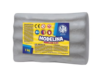 modelovacia hmota do rury astra modelina grafitova 1kg 304118009
