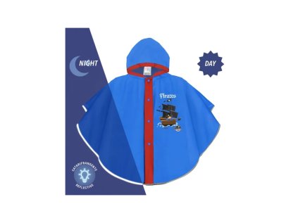 reflexny prsiplast ponco perletti cool kids pirati 3 6 rokov 15603