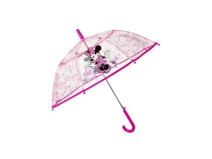 perletti detsky automaticky dazdnik minnie mouse transparent 50135