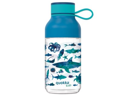 quokka kids ice plastova flasa s putkom sea animals 430ml 40154