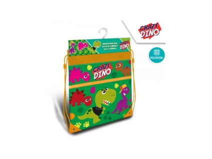 vrecusko na prezuvky 40 30cm crazy dino kl10995