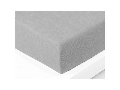 carbotex postelne prestieradlo plachta frote svetlo siva 180 200cmmmt35