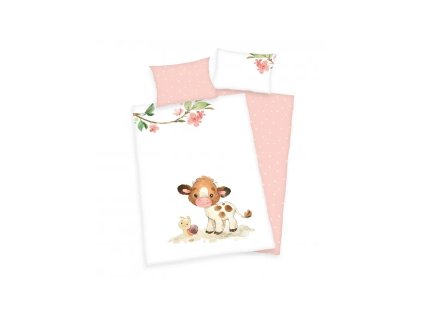 herding green detske obliecky do postielky mala kravicka 100 13540 60