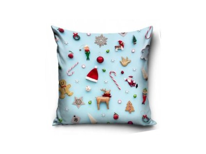 vianocna obliecka na vankusik merry christmas 40 40cm xmas191116