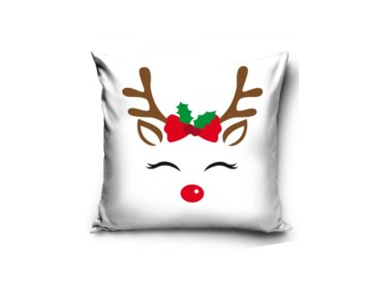 vianocna obliecka na vankusik sobik 40 40cm xmas191117