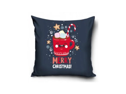 vianocna obliecka na vankusik hrncek 40 40cm pnl204022