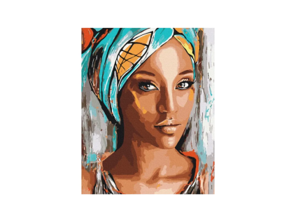 malovanie podla cisel africka zena arthobby 4050 cm 80102290