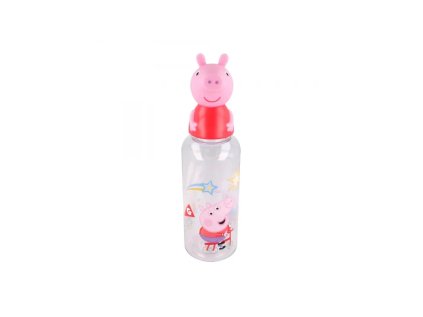 detska flasa s 3d figurkou peppa pig 560 ml 10115